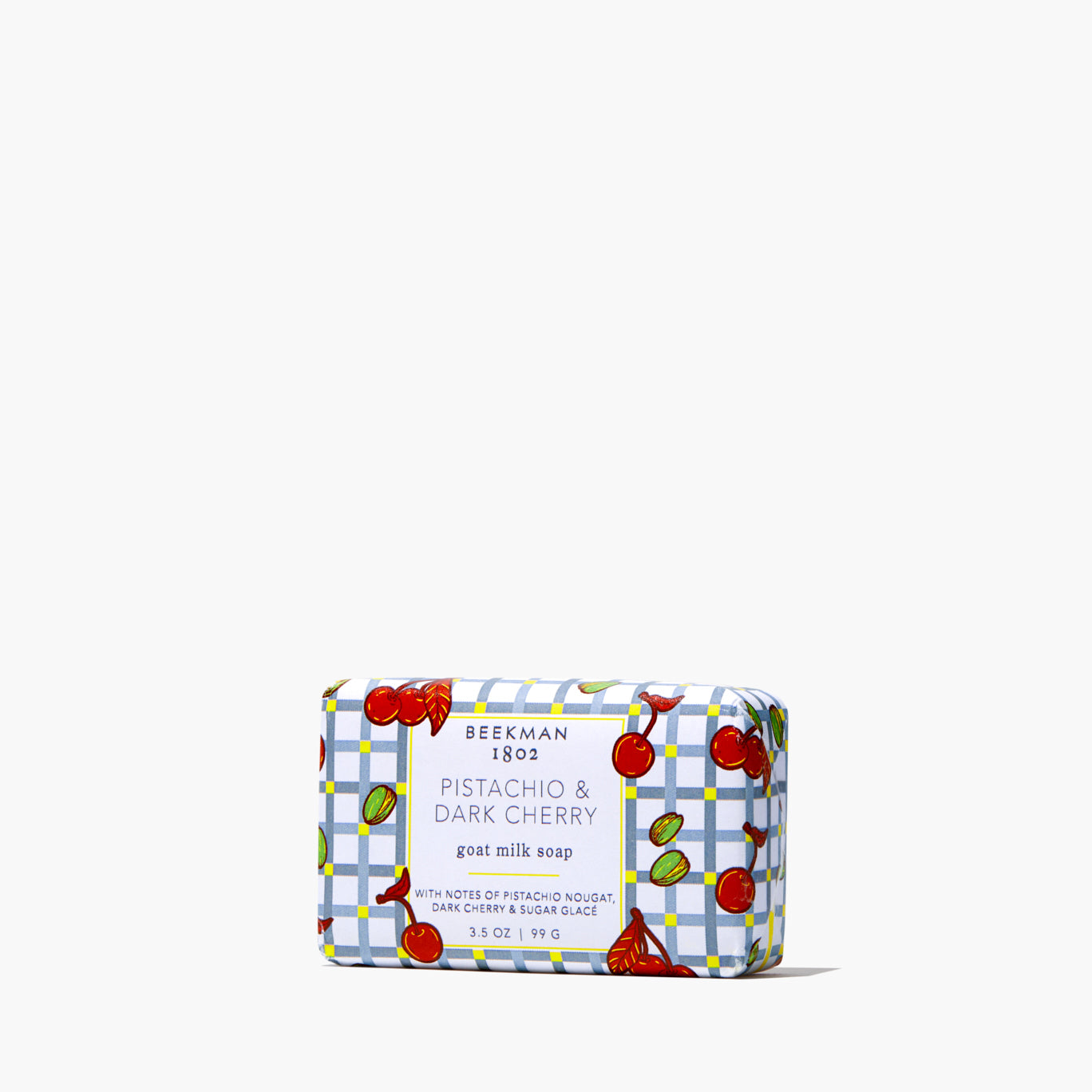 Organic Pistachio & Dark Cherry Goat Milk Soap - Palm-Sized, Handmade, Moisturizing Bar for Sensitive Skin - Perfect for Daily Use, Gift Sets & Spa Days
