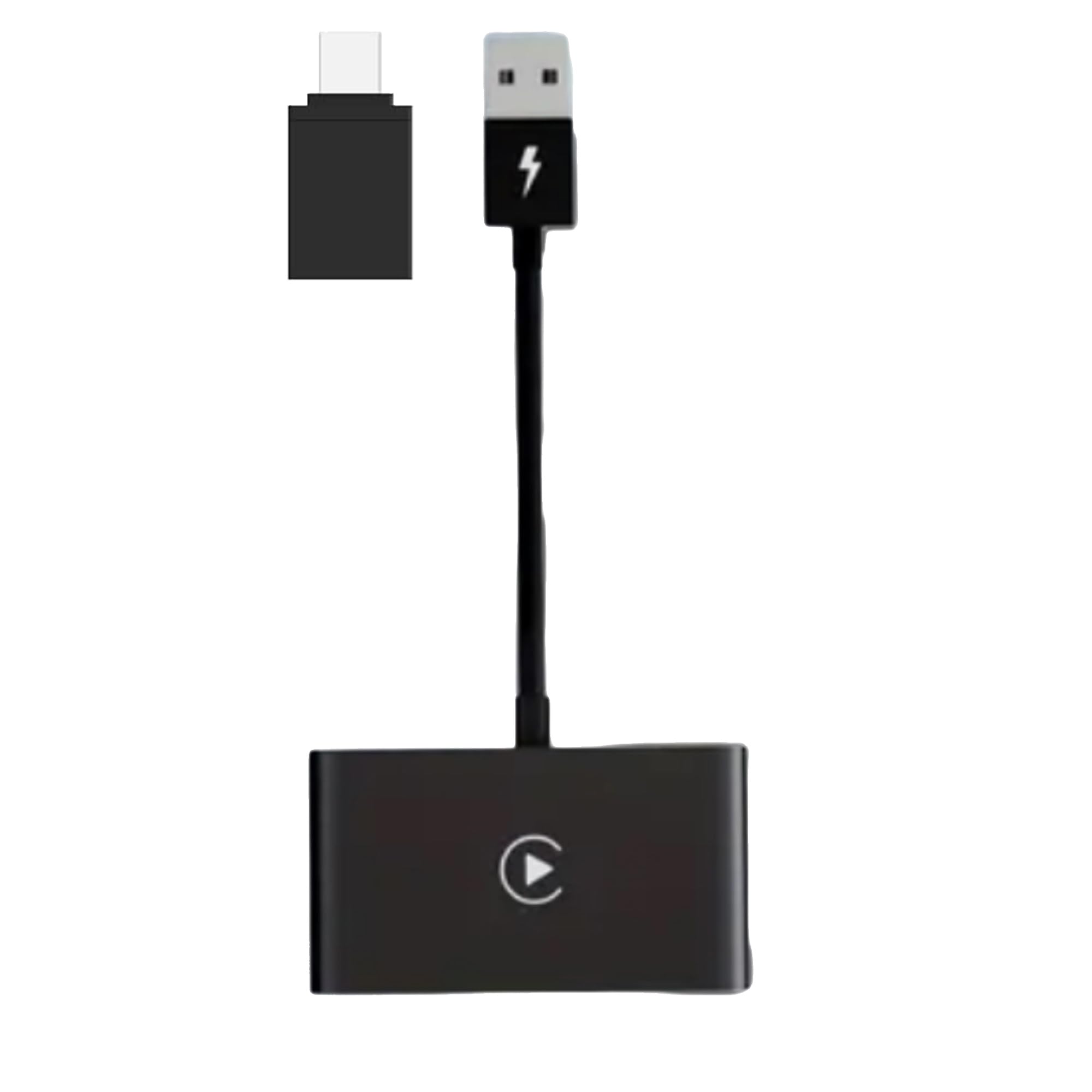Wireless CarPlay Adapter for iPhone - Fast & Stable Connection Converts Wired to Wireless CarPlay - Plug & Play for iOS 10+ - Zero Latency Streaming to Car Display (Black) - Perfect for Commuting, Road Trips & Hands-Free Driving