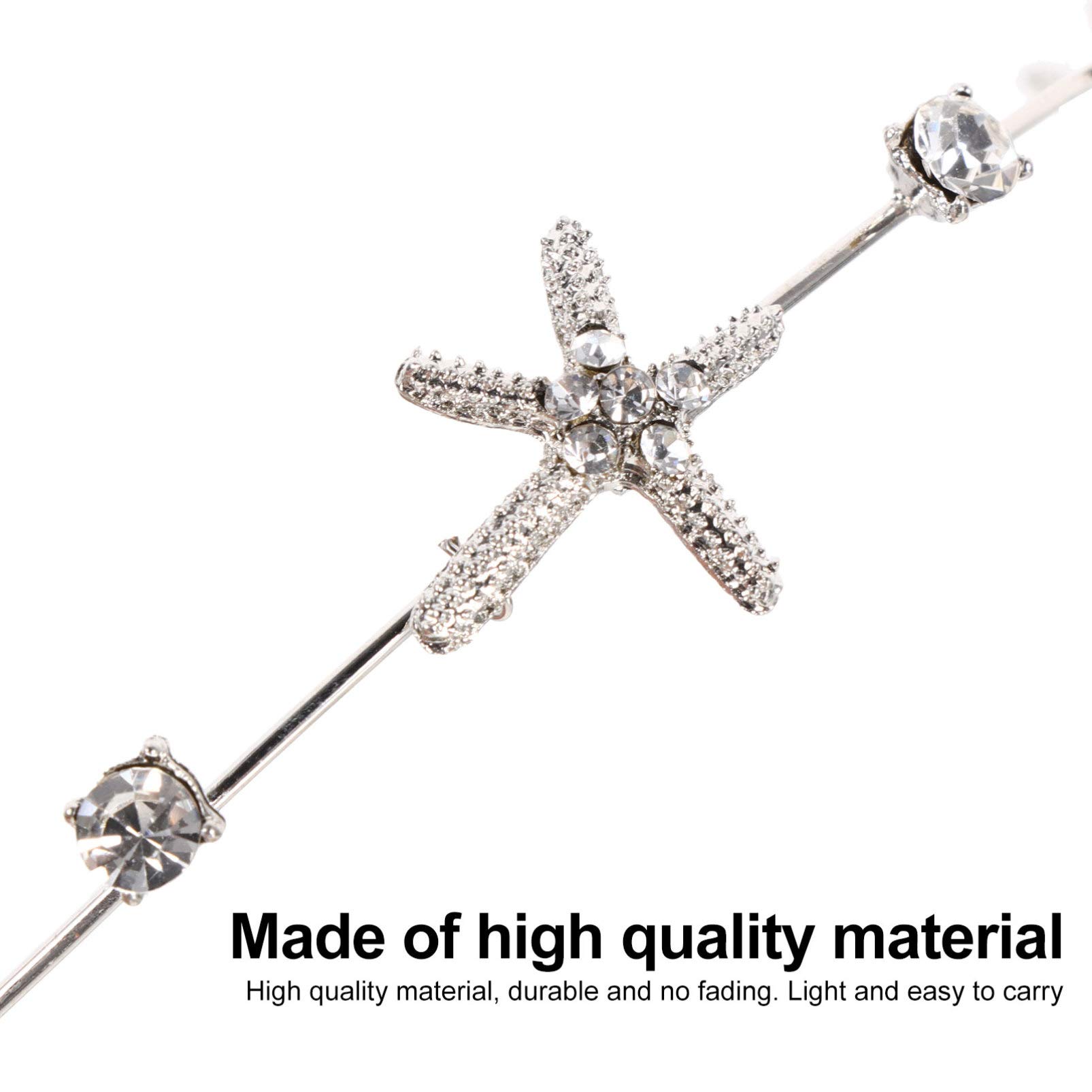 Beaupretty 2-Pack Pearl Headband & Rhinestone Hair Hoops - Elegant Wedding Tiara & Beach Headpiece for Women & Girls | Perfect for Bridal, Nautical, and Boho Hairstyles