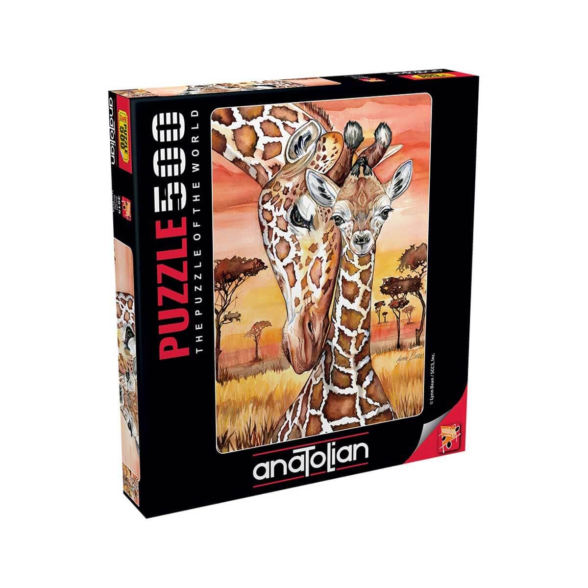 500 Piece Giraffe Jigsaw Puzzle - Anatolian Puzzle #3615 | Fun Family Game & Educational Activity for Kids & Adults | Perfect for Birthday Gifts, Classroom Learning & Relaxation Therapy