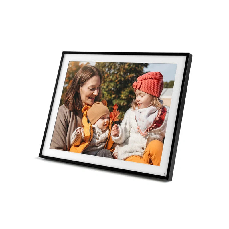 Aluratek 19 Inch WiFi Digital Picture Frame with Touchscreen - Display Family Photos, Share Memories Wirelessly - Perfect for Home, Office, or Gift Giving