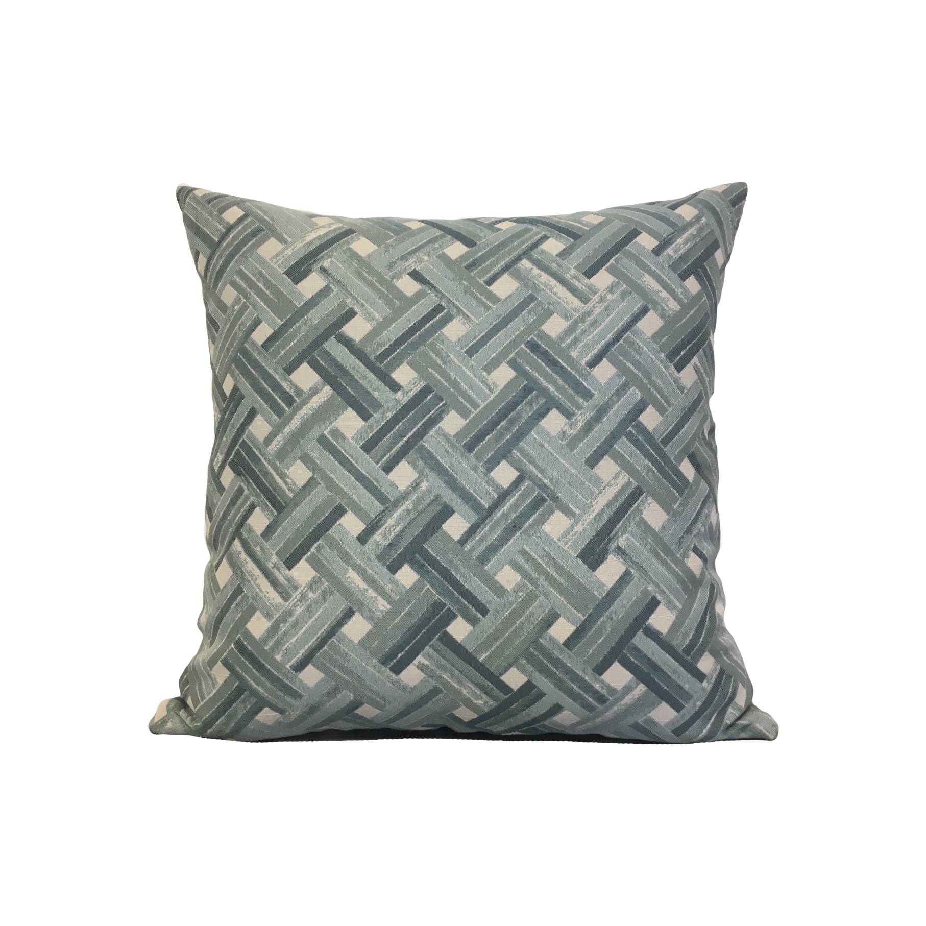 Premium Weaver Spa Blue Throw Pillow 17x17 - Soft Decorative Cushion for Sofa, Bed, Living Room & Outdoor Furniture - Home Decor Accent Pillow for Comfort and Style