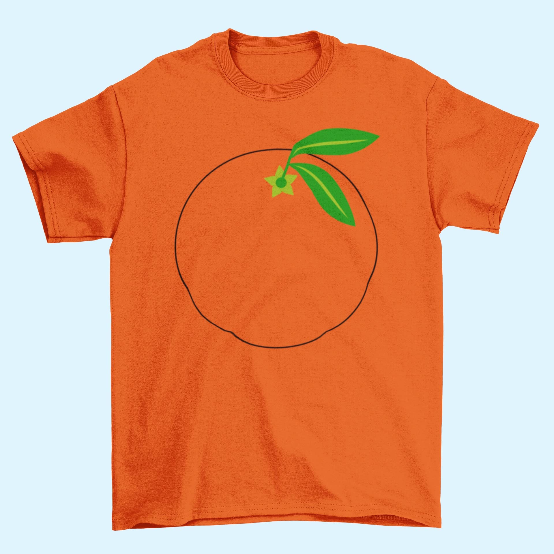 Old Glory Halloween Fruit Orange Costume T-Shirt for Men - Funny Citrus Costume Party Outfit for Halloween, Cosplay & Theme Parties