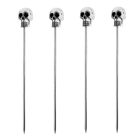 BarConic® Premium Skull Whiskey Glasses Set - 2 Pack, Unique Gothic Design for Bourbon, Scotch & Whiskey Lovers - Perfect for Halloween Parties, Home Bars & Gifts