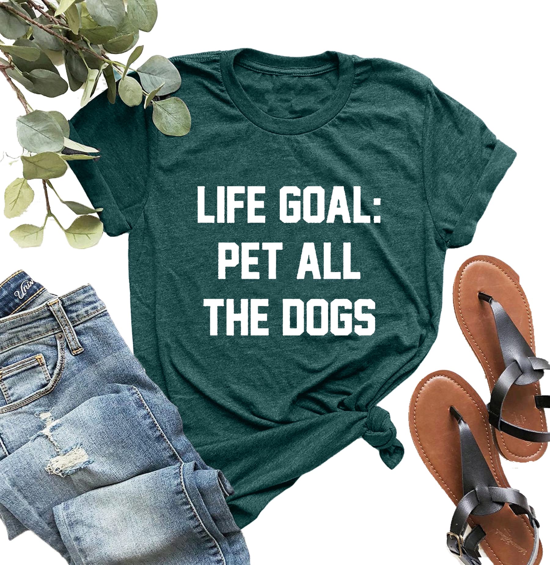Funny Dog Mom T-Shirt for Women - Cute Dog Lover Shirt with Letter Print - Perfect Gift for Pet Owners & Dog Mamas - Great for Casual Wear, Dog Parks & Pet Lover Meetups