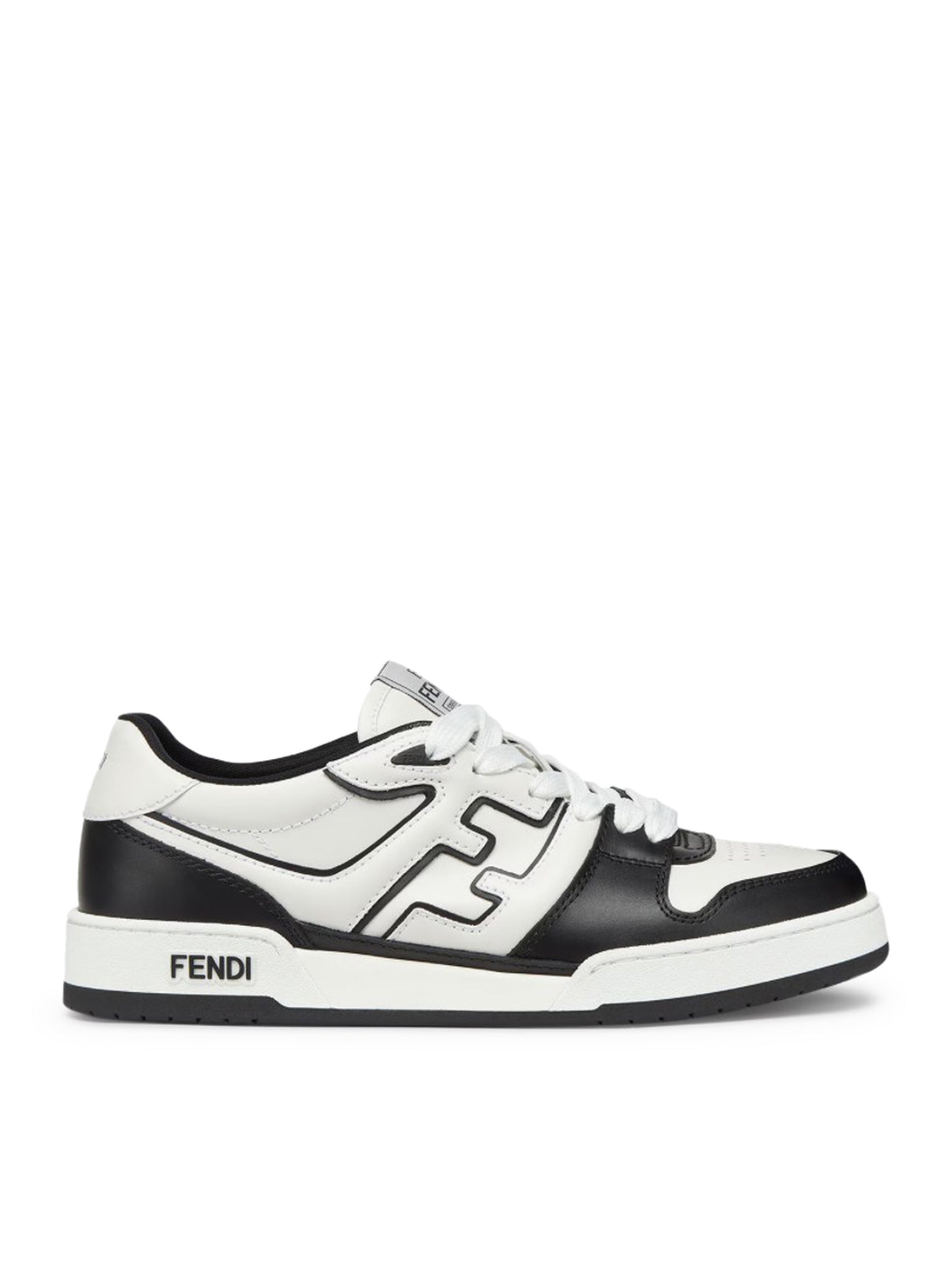 Fendi Match Sneakers for Women - Fashionable Luxury White Leather Low Top Sneakers | Comfortable Designer Shoes for Casual Wear, Street Style & Everyday Outfits
