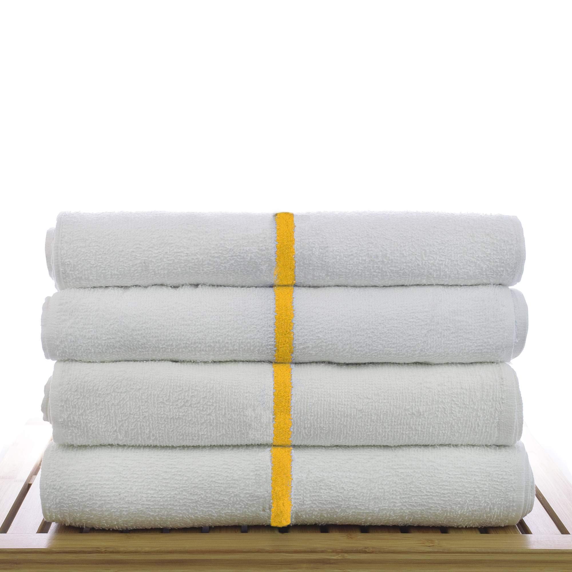 Premium BC BARE COTTON Kitchen Bar Mop Towels - Super Absorbent Cleaning Cloths for Home & Restaurant Use - 24-Piece Set in Gold - Ideal for Dish Drying, Counter Wiping & Glass Polishing
