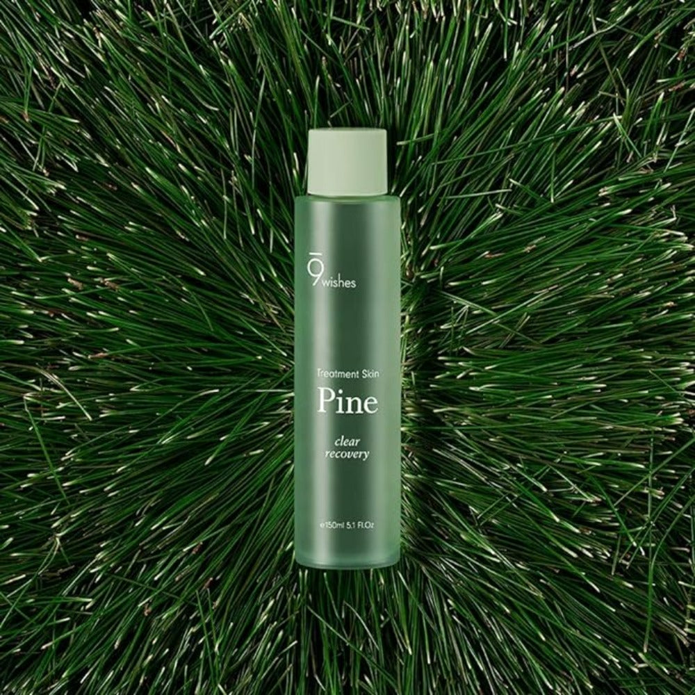 9wishes Pine Treatment Skin Toner 150ml - Hydrating Facial Toner for Dry & Sensitive Skin | Korean Skincare for Daily Moisturizing & Pore Care