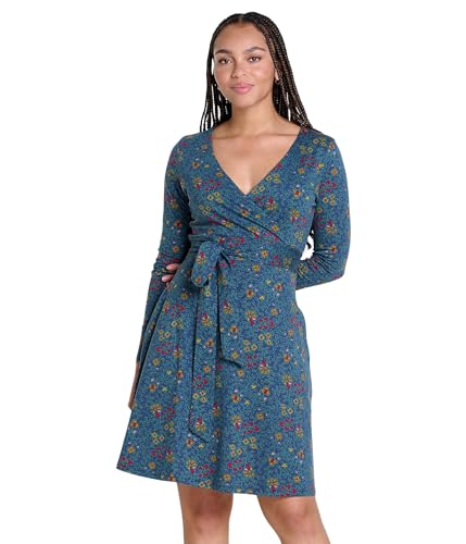 True Navy Flower Print