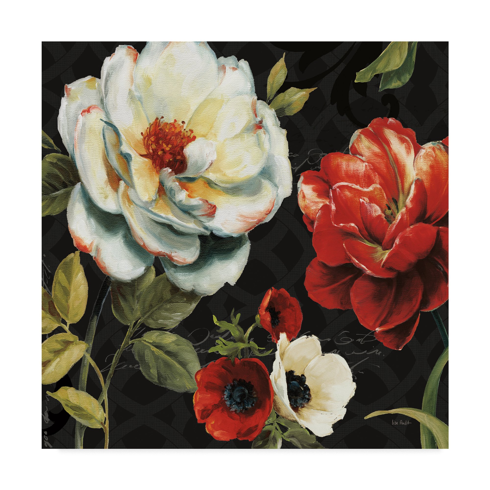 Trademark Fine Art Lisa Audit Multicolor Canvas Painting - Perfect for Living Room, Bedroom & Office Wall Decor