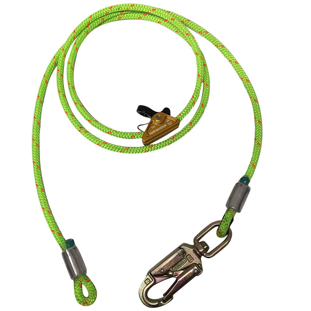 ROPE Logic 10-Foot 13mm Cut-Resistant Flipline with Rockgrab - Professional Arborist Climbing Rope for Tree Work & Safety