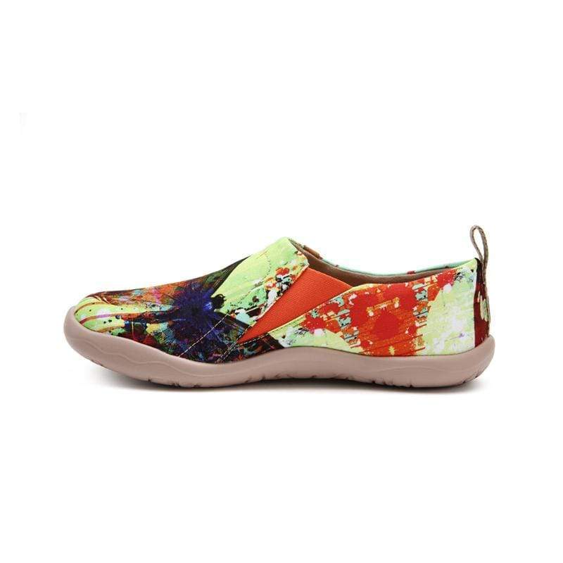 Unique Artistic MOTTLED BUTTERFLY Women's Flats - Comfortable Casual Shoes for Work, Walking & Everyday Wear