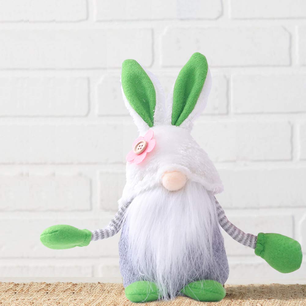 Easter Gnomes Plush Bunny Decor - Scandinavian Tomte Dwarf Rabbit Gnomes for Spring Home Decor | Perfect for Easter Party, Mantel Decor & Festive Table Centerpieces