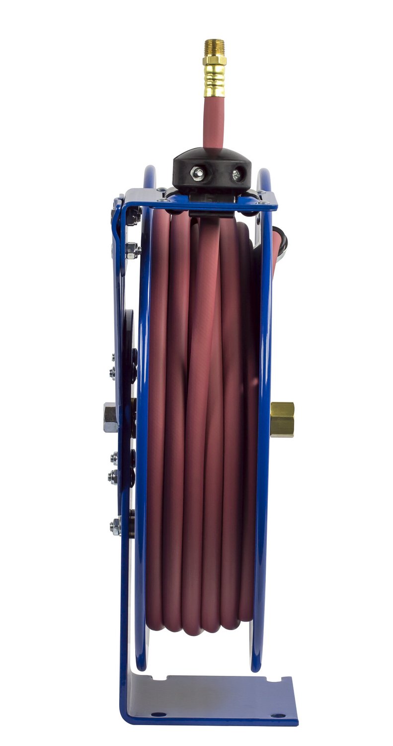 Coxreels P-LP-125 Retractable Air Water Hose Reel 25' 300 PSI - for Garage & Workshop Use
