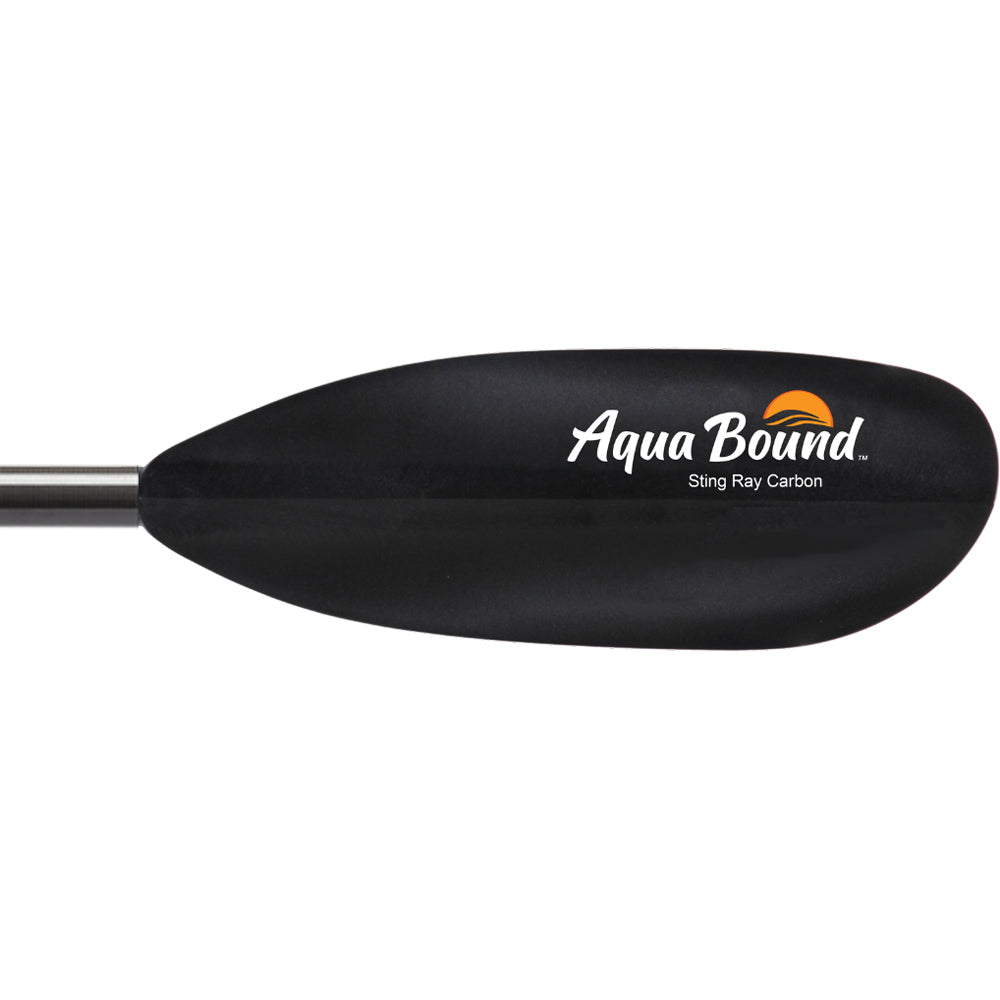 Aqua Bound Sting Ray Carbon Posi Lok 2-Piece Kayak Paddle - Lightweight & Durable Kayaking Paddle for Touring, Fishing & Recreational Use