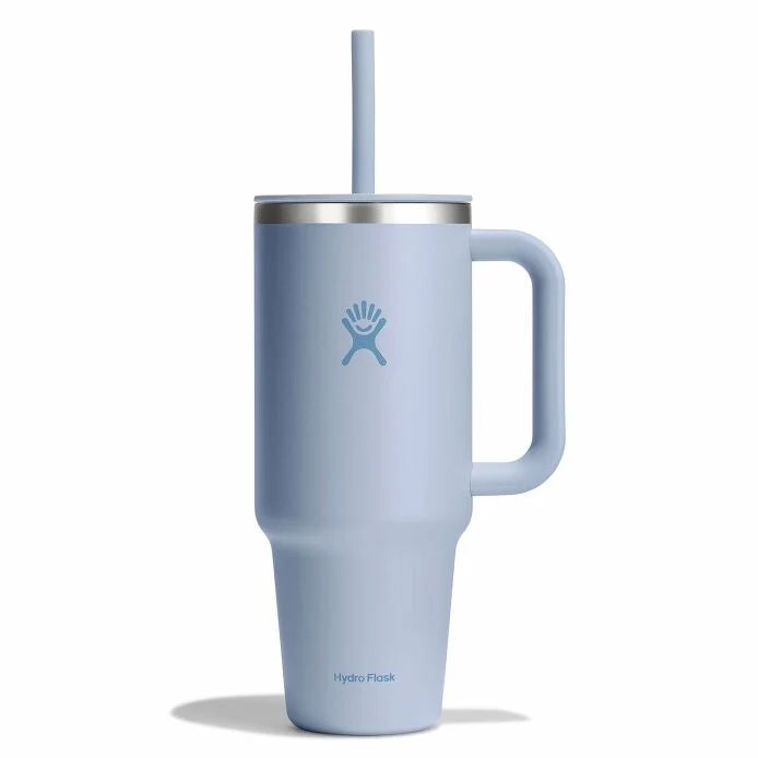 40 oz Insulated Stainless Steel Travel Tumbler with Lid & Straw - Leakproof Hot & Cold Water Bottle for Coffee, Gym, Hiking, Camping and Outdoor Activities