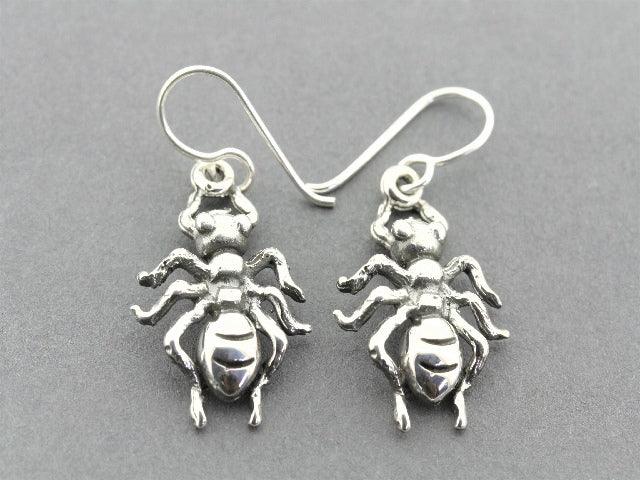 Ant Drop Earrings Sterling Silver - Elegant Handmade Jewelry for Women, Perfect for Parties & Everyday Wear