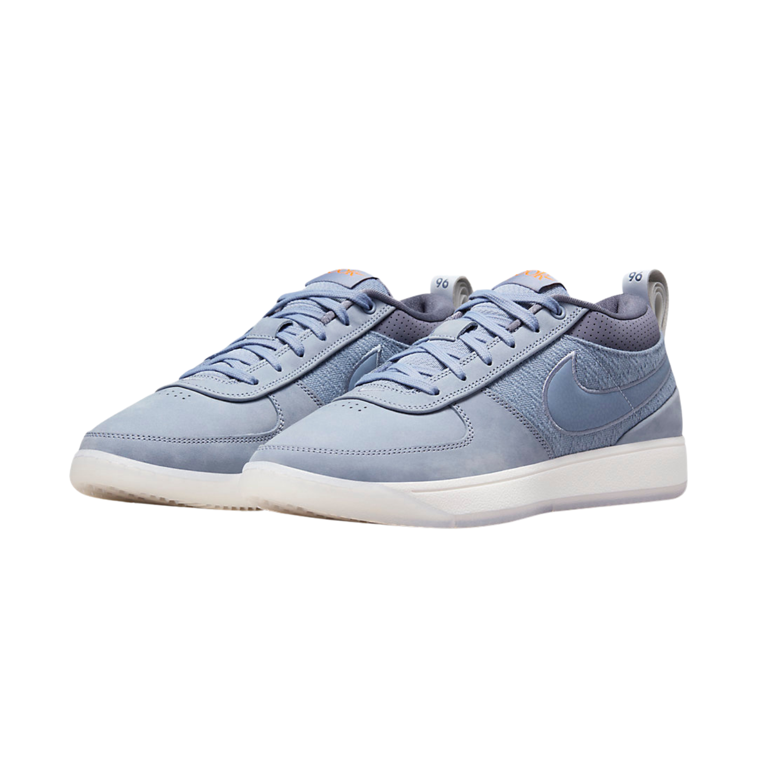 Nike Book 1 Mirage V2 Basketball Shoes - Translucent Outsole, Ashen Slate/Light Carbon/Football Grey/Summit White/Safety Orange - Perfect for Indoor & Outdoor Court Play, Streetwear Fashion