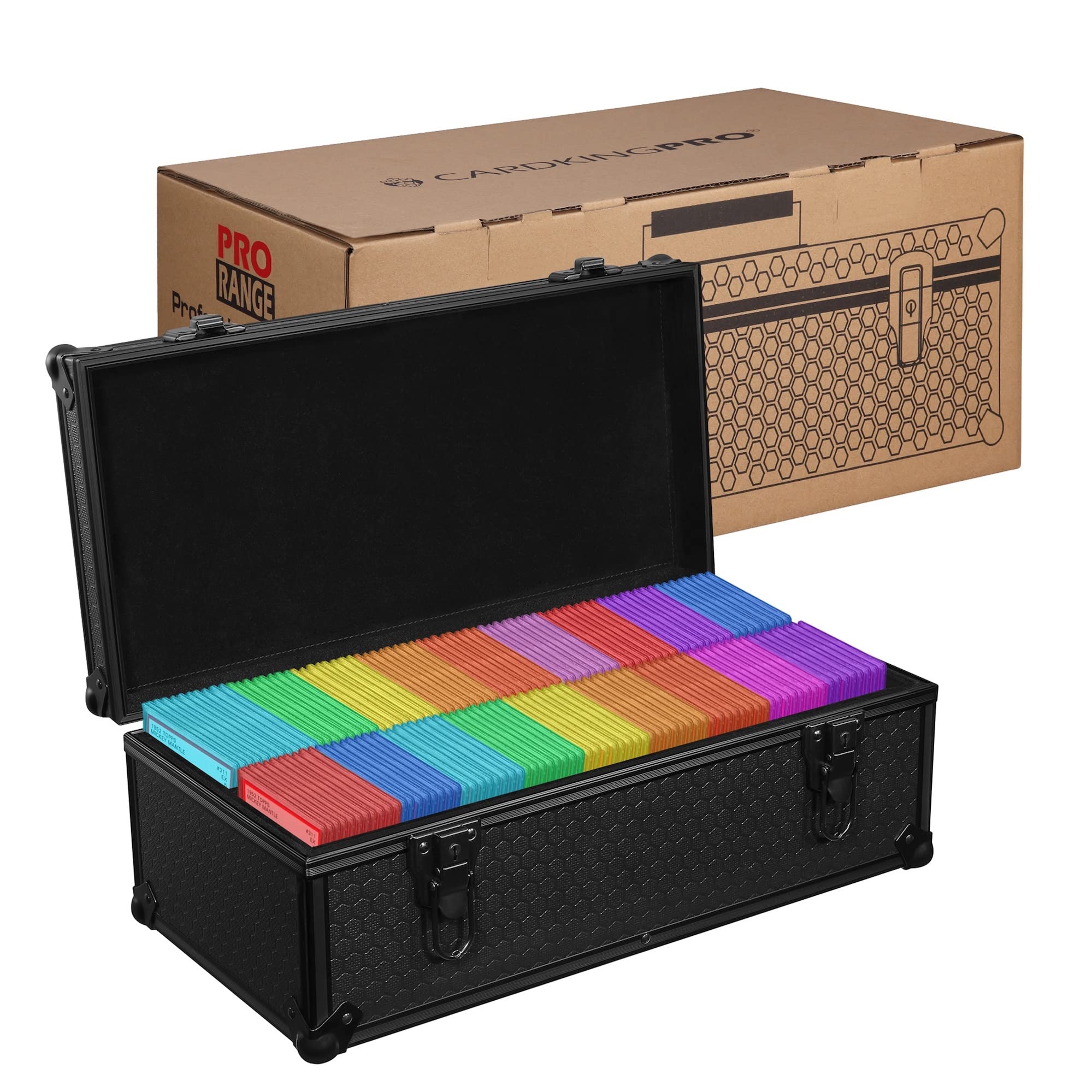 PSA Graded Card Storage Case - Heavy Duty Lockable Box Holds 120+ Slabs | Protective Hard Case for Sports Cards, Beckett BGS, SGC, CGC Toploaders & One-Touch Holders | Includes Foam Padding | Perfect for Collectors, Card Shows & Secure Home Storage