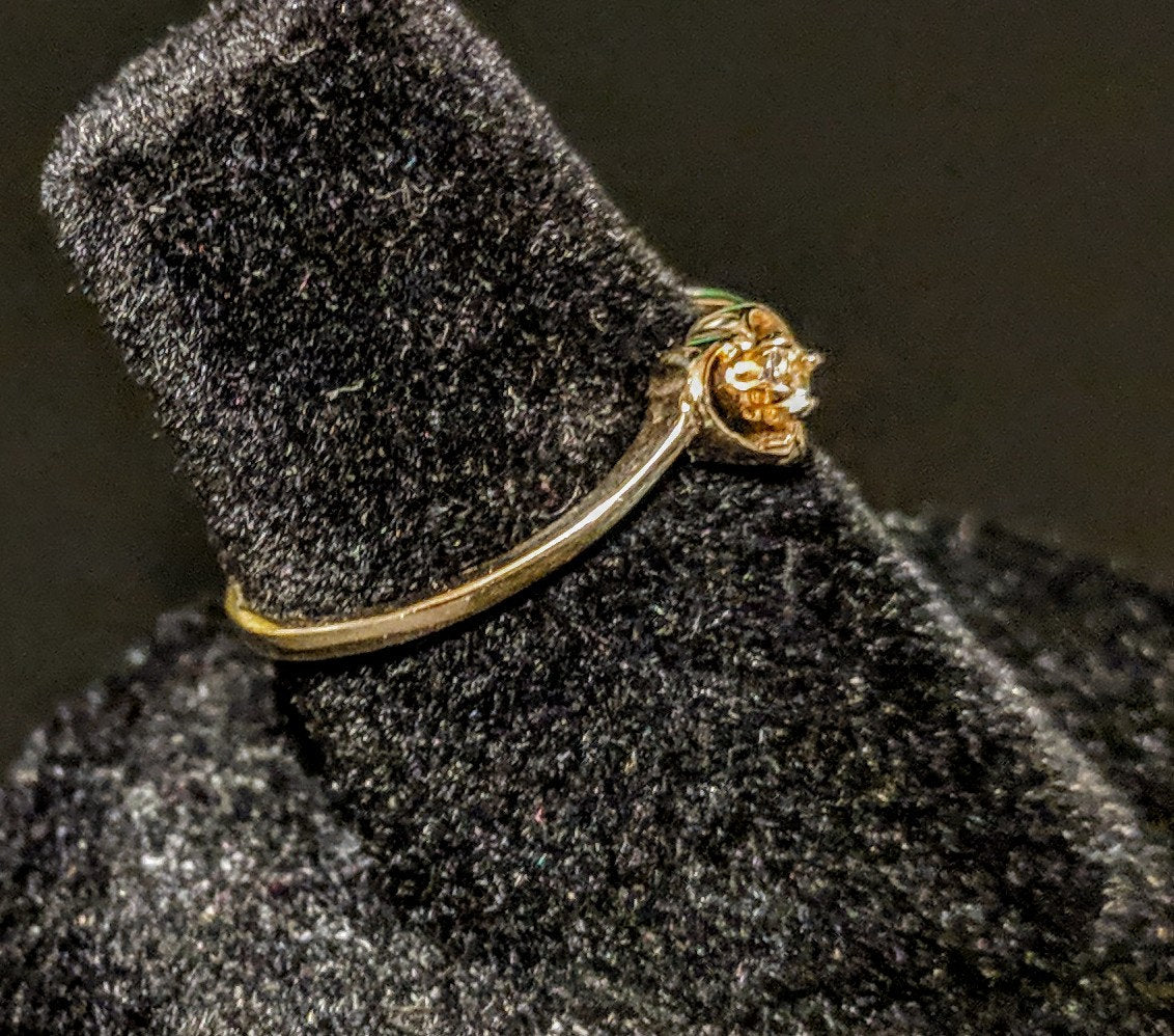 Solid Yellow or White Gold Natural Sapphire Heart Promise Ring | Genuine Sapphire Accented Engagement Ring | 143 712 Fine Jewelry | Petite Size | Perfect for Proposals, Anniversaries & Romantic Gifts