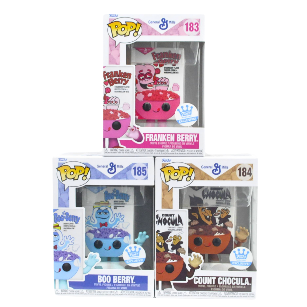 Bundle of 3 Cereal-Themed Funko Pop! Vinyl Figures - Perfect for Collectors, Gifts & Breakfast-Themed Displays
