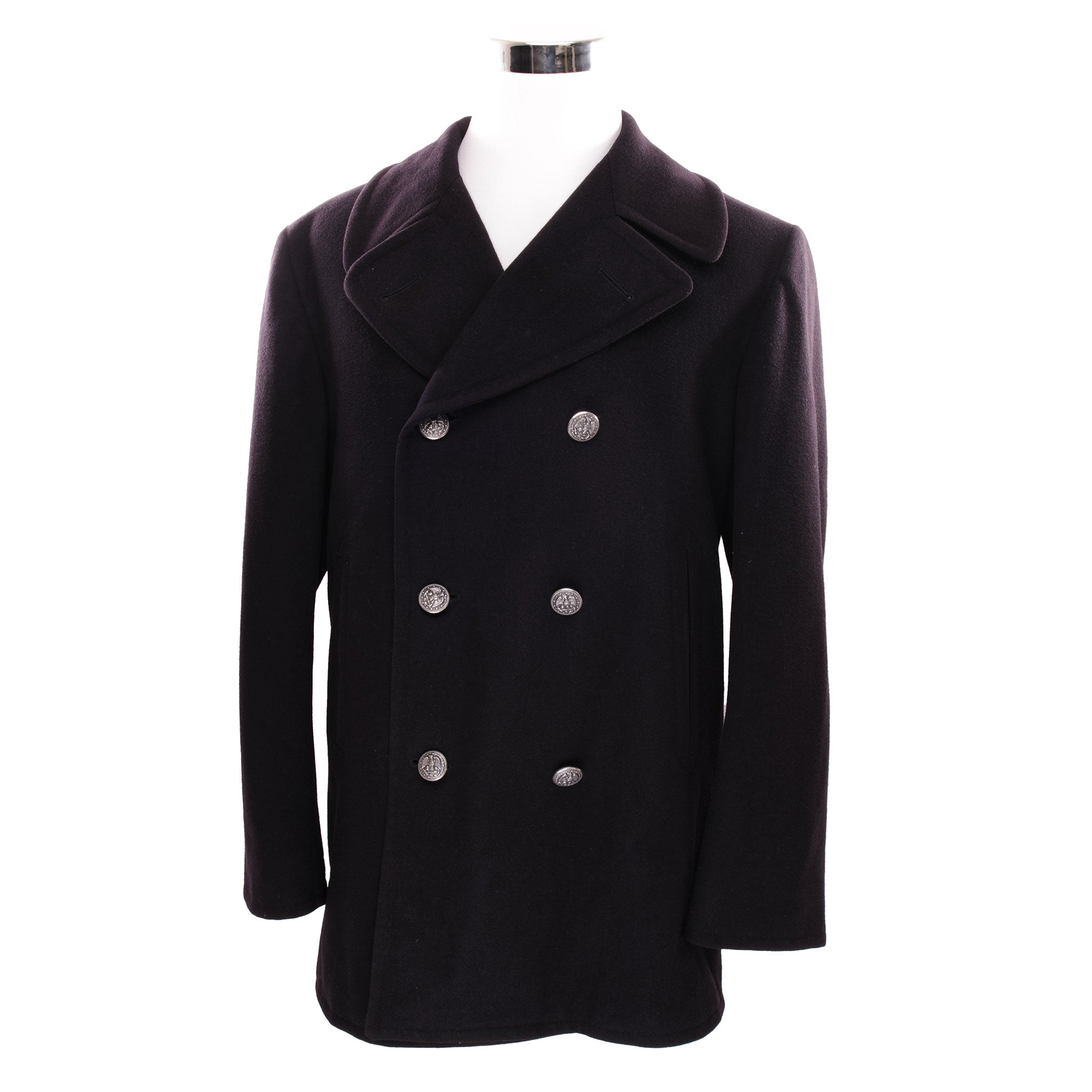 Vintage US Navy Peacoat 1974 Vietnam War Era - Size 40R - Authentic Military Outerwear for Men - Perfect for Cold Weather, Historical Reenactments & Vintage Fashion Collectors