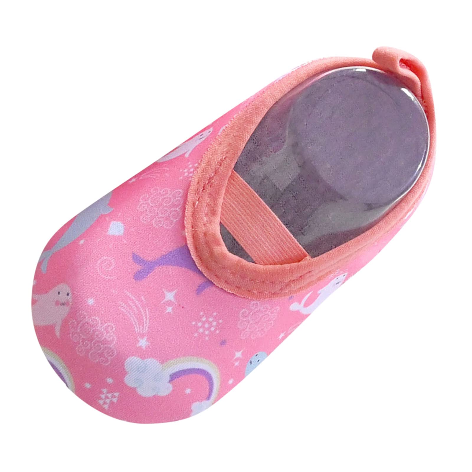 **Best Kids Cartoon Swim Water Shoes - Non-Slip Barefoot Aqua Socks for Boys & Girls - Perfect for Beach, Pool & Water Play**