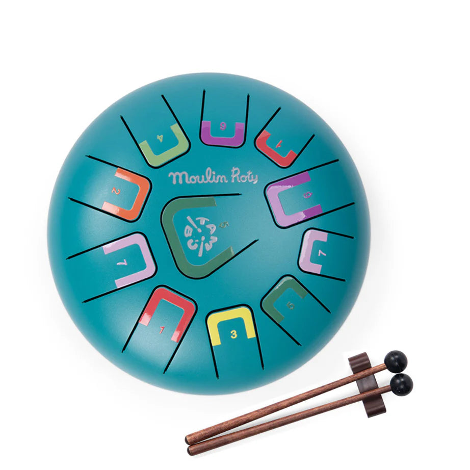 Handpan Tongue Drum - Dans La Jungle Steel Drum Percussion Instrument for Meditation, Yoga & Relaxation - Perfect for Music Therapy, Sound Healing & Home Decor
