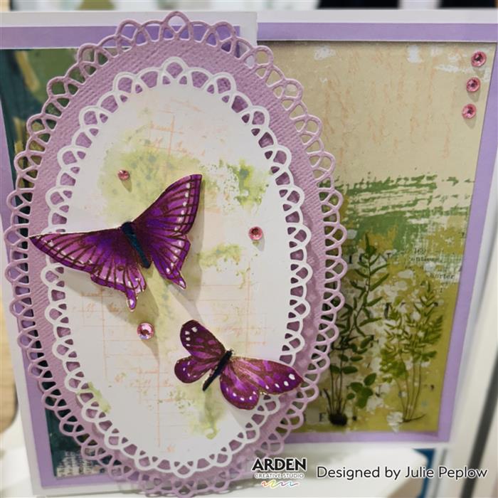 Arden Creative Studio Hidden Creek 6x8 Inch Rub On Transfer Set for DIY Crafts, Scrapbooking & Home Decor Projects