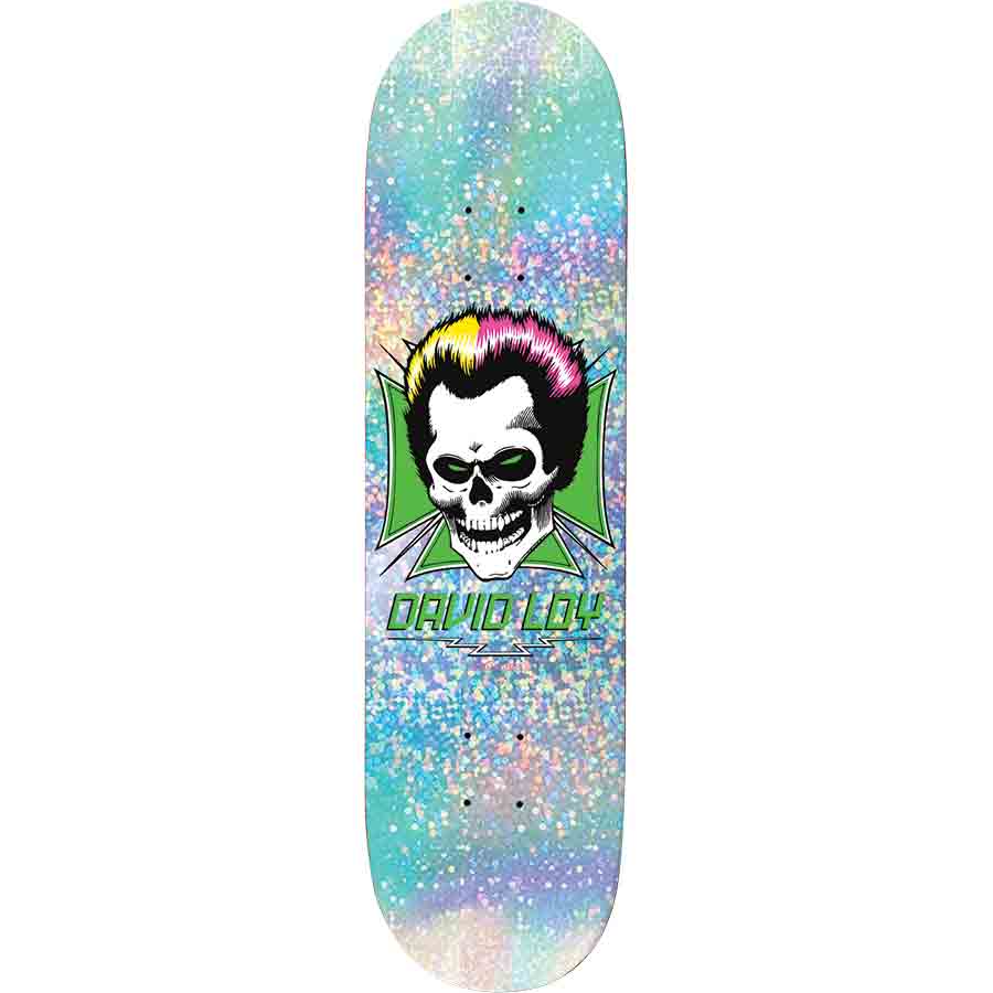 David Loy Skull Birdhouse Skateboard Deck 8.38