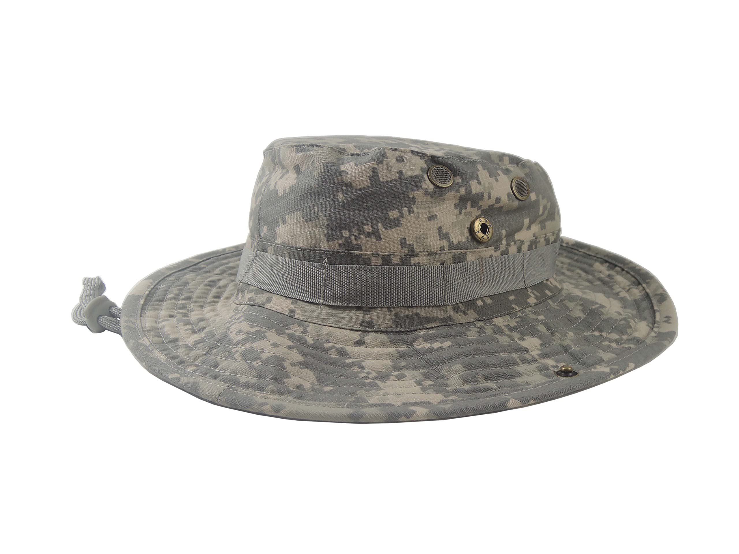 Boonie Hat for Men & Women - Military Camo Fishing & Hunting Sun Hat - Safari & Outdoor Adventure Cap - Perfect for Hiking, Camping, and Beach Activities