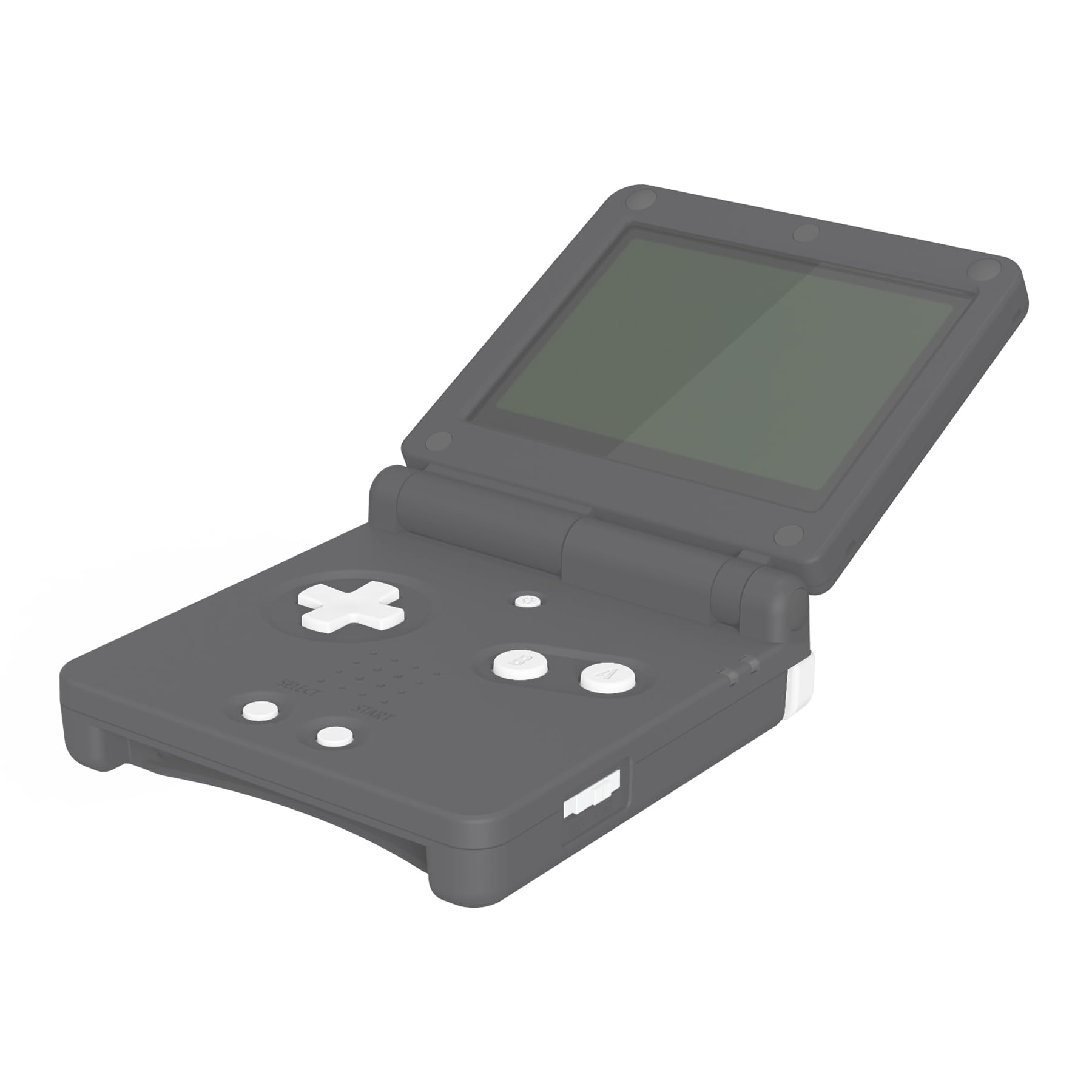 eXtremeRate Replacement Tasti Kit for Gameboy Advance SP Console - A B L R Power On/Off Volume D-Pad Buttons (White) | Compatible with GBA SP Handheld Gaming System | Perfect for DIY Repairs & Controller Customization