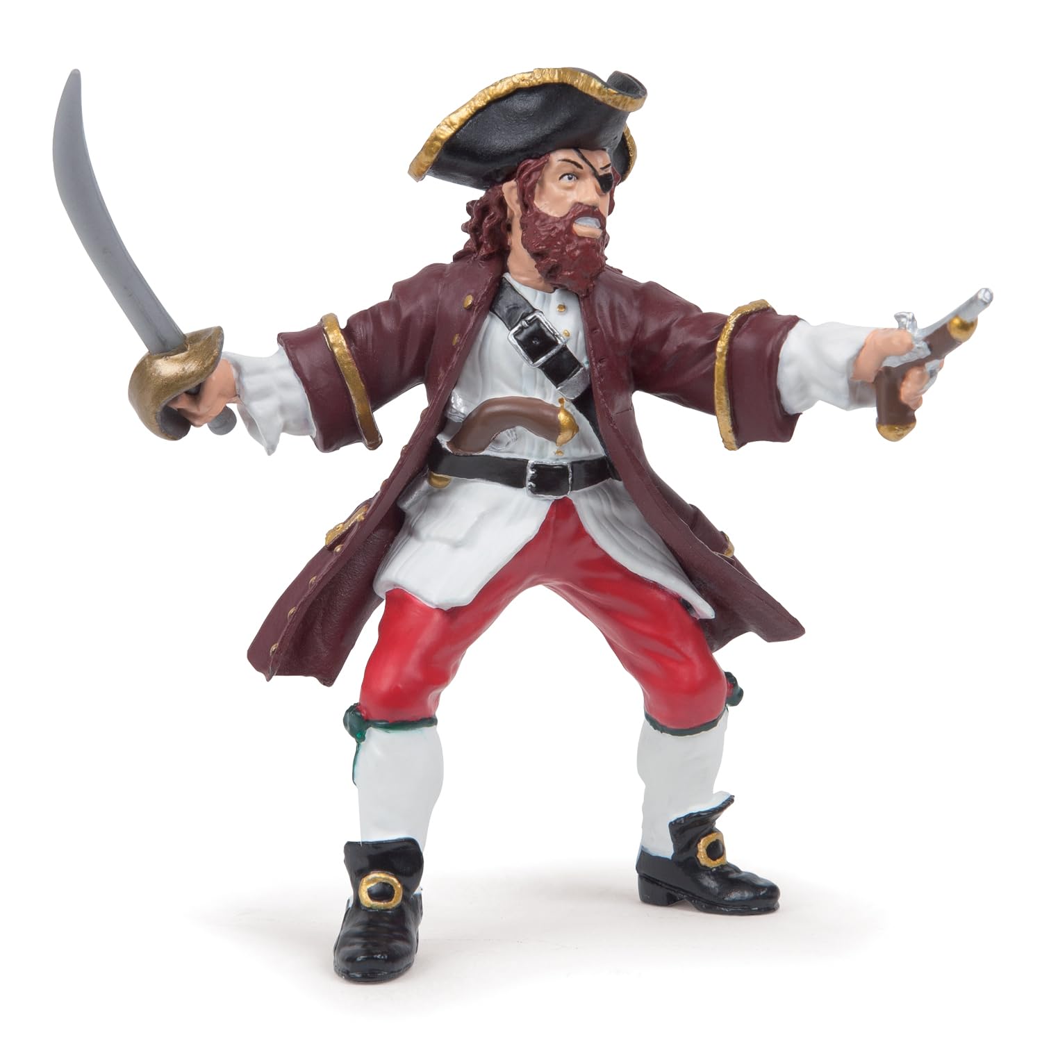 Papo Red Barbarossa Action Figure - Highly Detailed Collectible Toy for Kids & Adults - Perfect for Display, Play, and Fantasy Adventure Scenes