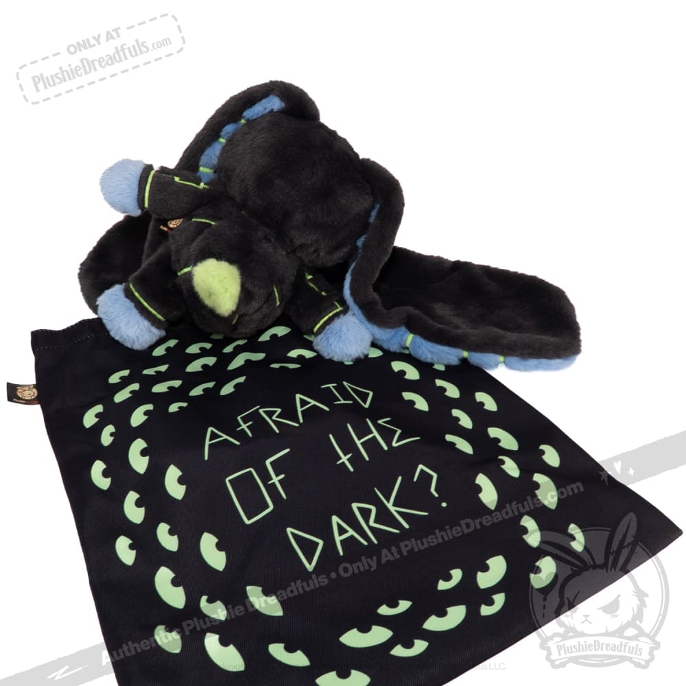 Plushie Dreadfuls Nyctophobia Rabbit - Soft Stuffed Animal Toy for Anxiety Relief & Comfort | Perfect for Nighttime Fears, Therapy, and Cuddling