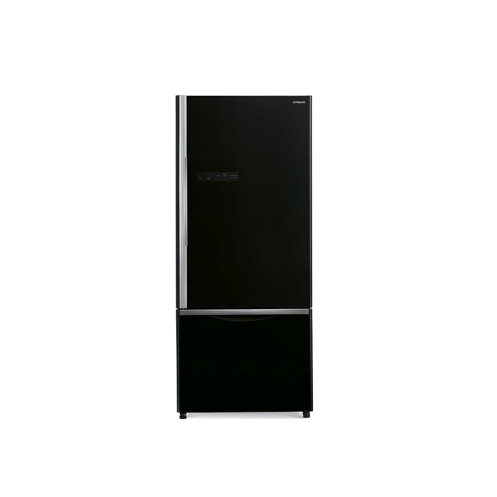 Hitachi RB570P7MSGBK 444L 2-Door Bottom Freezer Refrigerator - Energy Efficient for Home, Kitchen, and Office Use