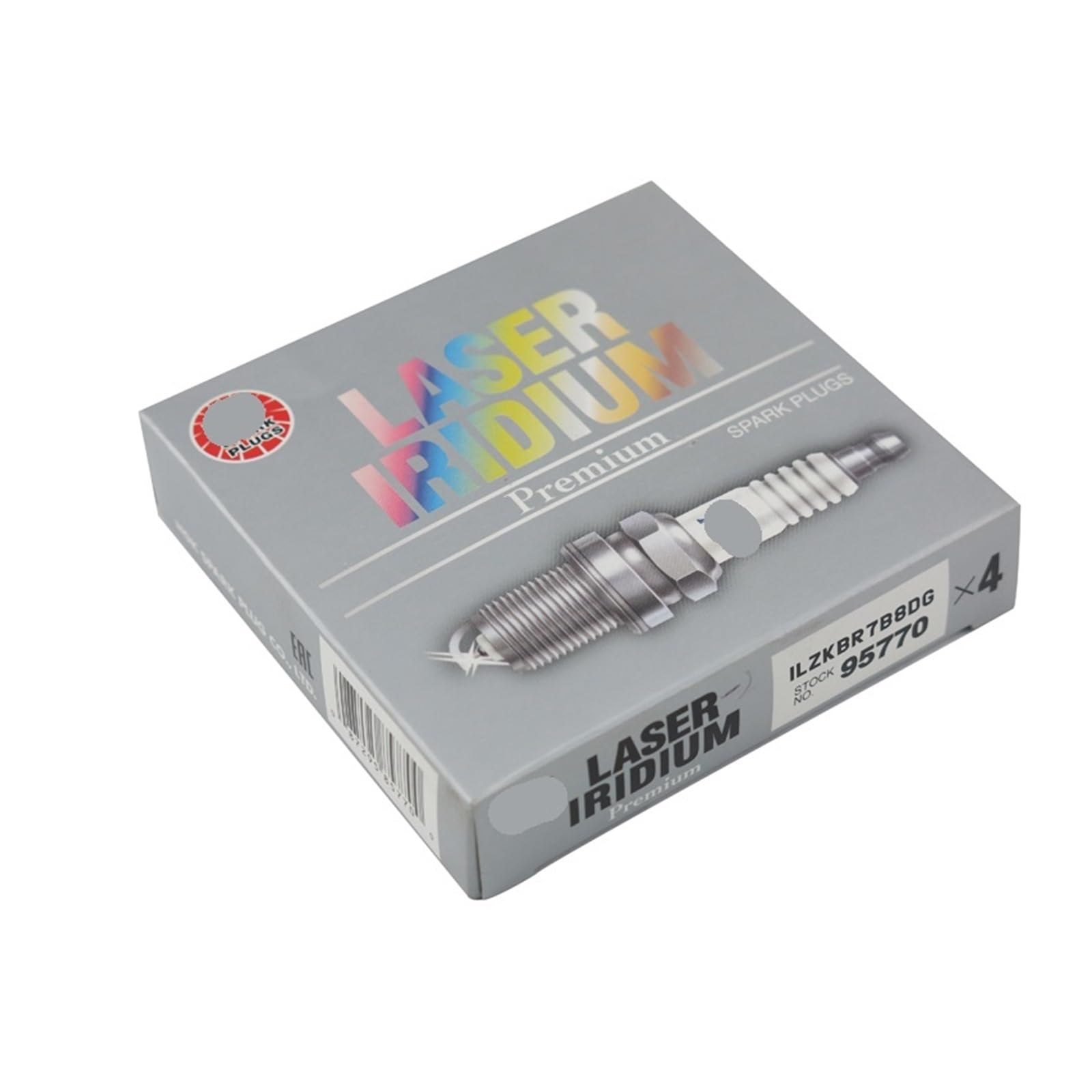 4/6 Pack Iridium Spark Plugs 95770 ILZKBR7B8DG - High Performance Spark Plugs for Cars, Trucks & SUVs - Improves Fuel Efficiency & Engine Power - Perfect for Daily Commuting & Long Road Trips