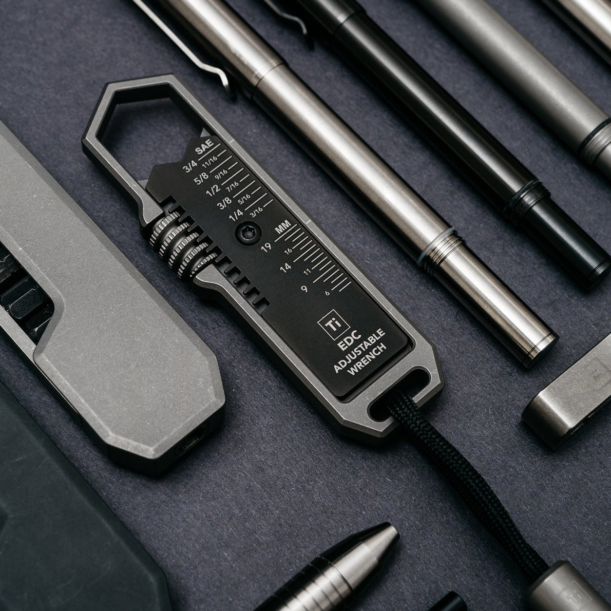 TI EDC Wrench - Titanium Everyday Carry Multi-Tool for Outdoor, Survival & DIY Projects
