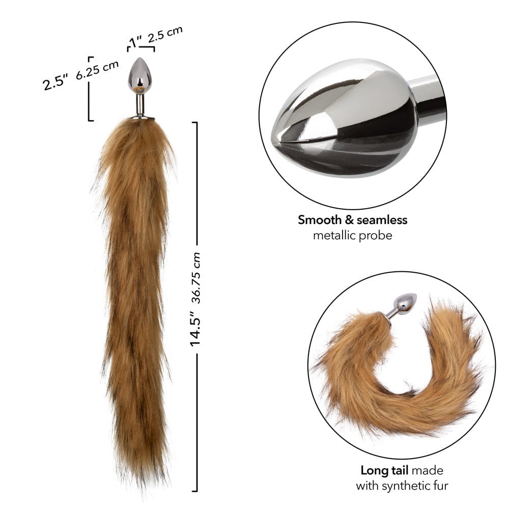 Wild Tail Butt Plug - Exotic Pleasure Toy for Sensual Play & BDSM, Perfect for Couples & Adult Fantasy Roleplay
