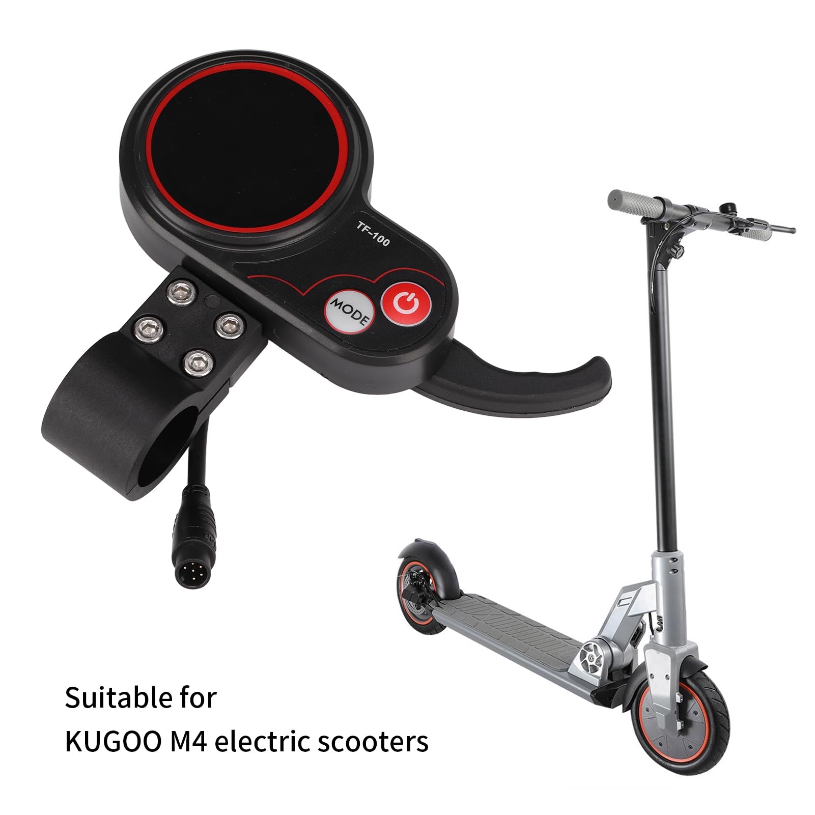 48V TF-100 Display 6 Pin Thumb Throttle for M4 Electric Scooter Controller - Compatible with Electric Scooters, E-Bikes & Mobility Scooters - Perfect for Commuting, Urban Travel & Outdoor Adventures