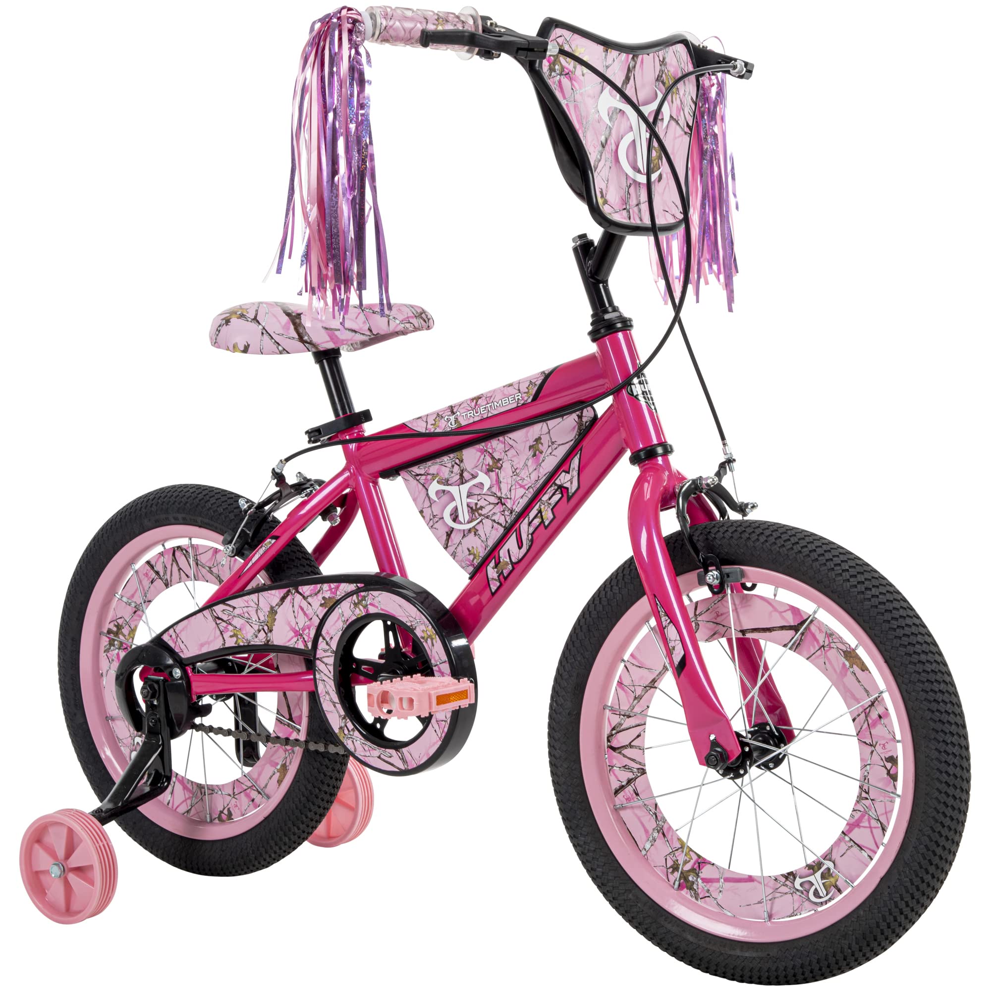 Huffy True Timber Camo 16 Inch Kids Bike with Training Wheels - Perfect for Boys & Girls Learning to Ride | Outdoor Play & Backyard Adventures