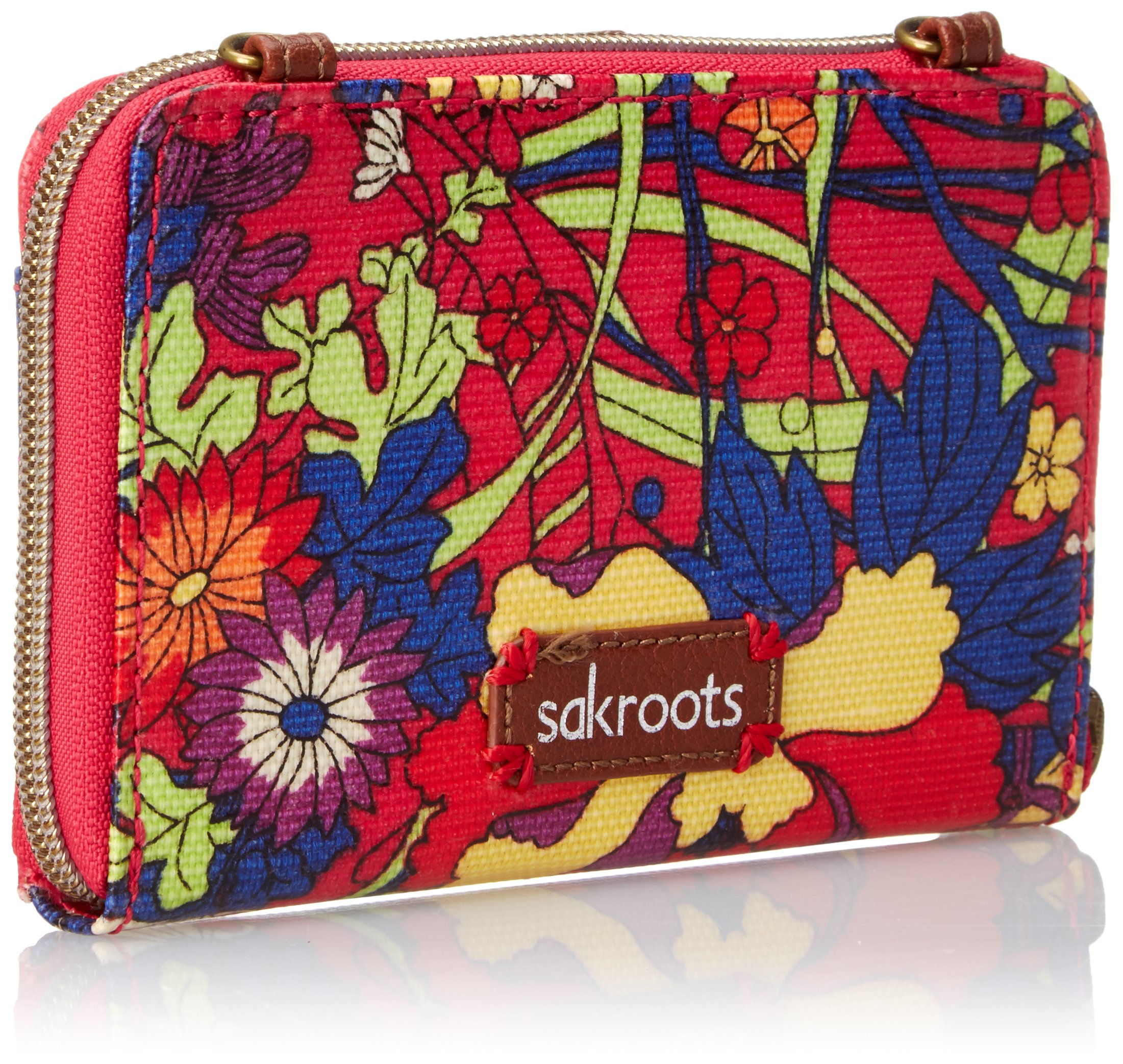 Sakroots Artist Circle Crossbody Phone Purse for Women - Stylish & Lightweight Small Shoulder Bag for iPhone, Samsung, Essentials - Perfect for Travel, Shopping, Daily Use