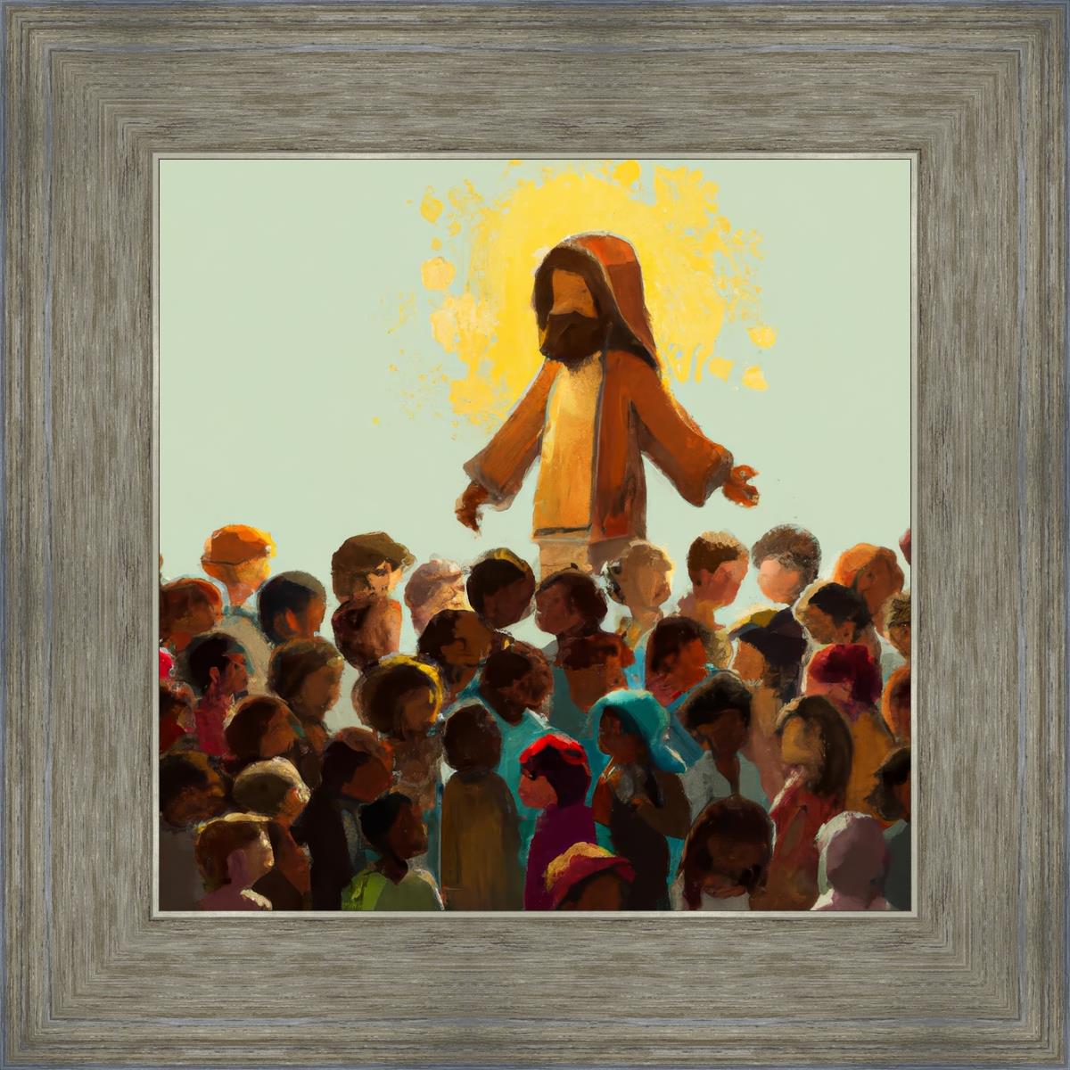 Blessed Are The Children - Inspirational Christian Wall Art for Kids' Rooms, Sunday School & Nursery Decor