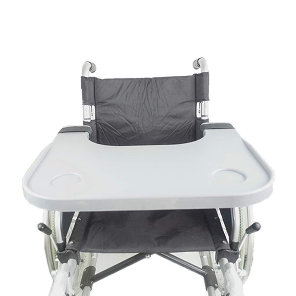 Universal Wheelchair Lap Tray with Cup Holder - Adjustable 52-58cm (16-20 Inch) Fits Manual & Electric Wheelchairs - Portable Medical Table for Adults & Kids - Perfect for Meals, Reading, and Laptop Use