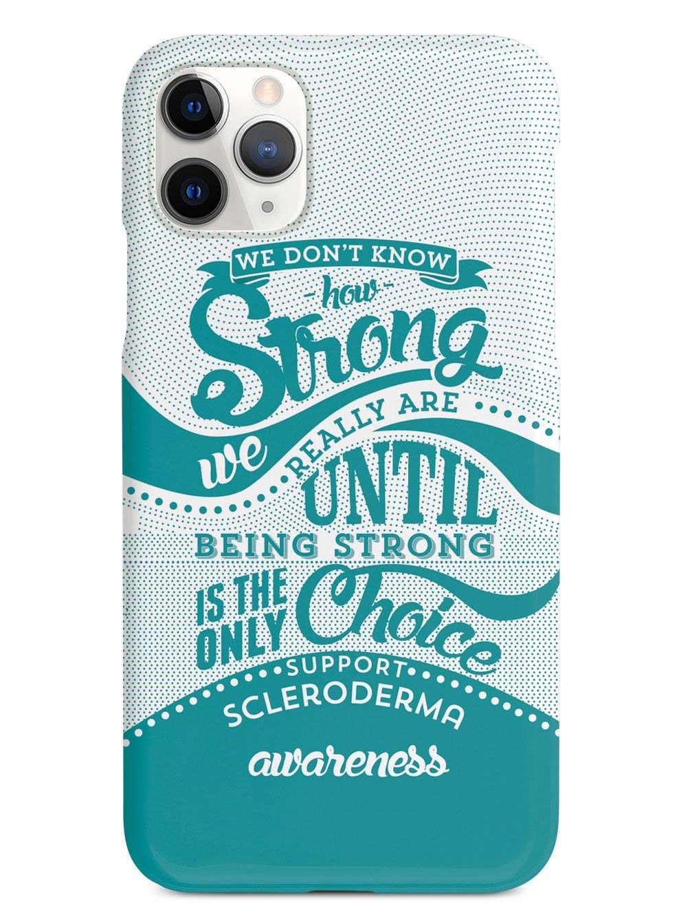 Inspired Cases - Premium 3D Textured Protective Phone Case Compatible with iPhone 12 Pro - Scleroderma Awareness - Durable & Stylish Cover for Everyday Use, Work, and Travel