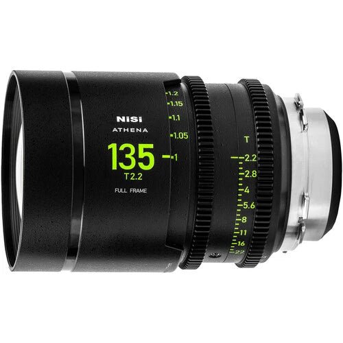 NiSi ATHENA PRIME 135mm T2.2 Full Frame Cine Lens for Mirrorless Cameras - Perfect for Cinematic Filmmaking, Portrait Photography & Low-Light Shooting