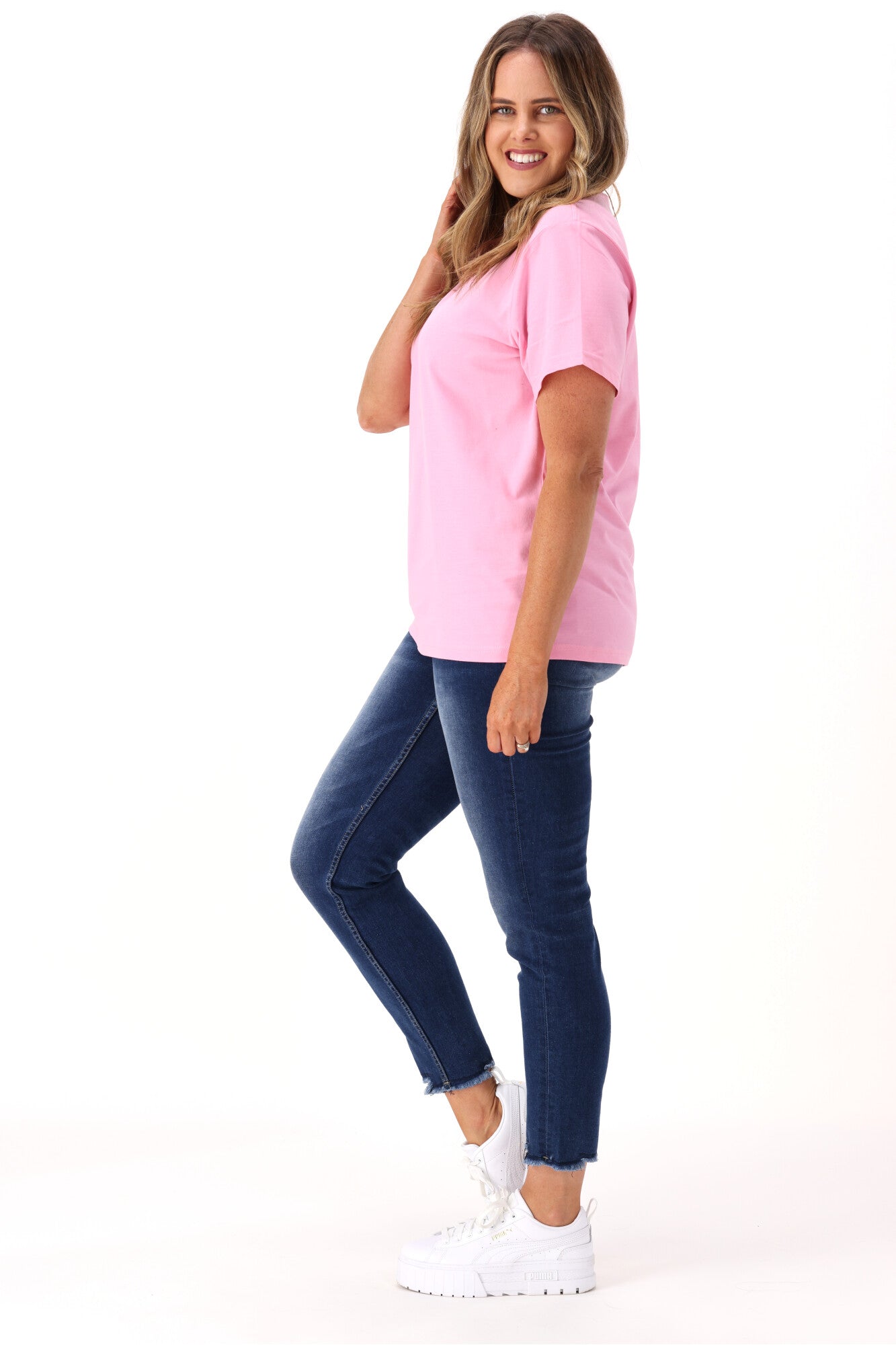 AS Colour Maple Tee - Soft Cotton T-Shirt for Women & Men - Bubblegum Pink - Casual Everyday Wear, Street Style, Layering Essential