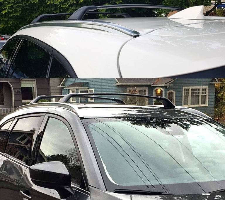2017-2020 Mazda CX-5 CX5 OEM Style Black Roof Cross Bars - Perfect for Car Rooftop Cargo & Outdoor Adventure Gear Transport