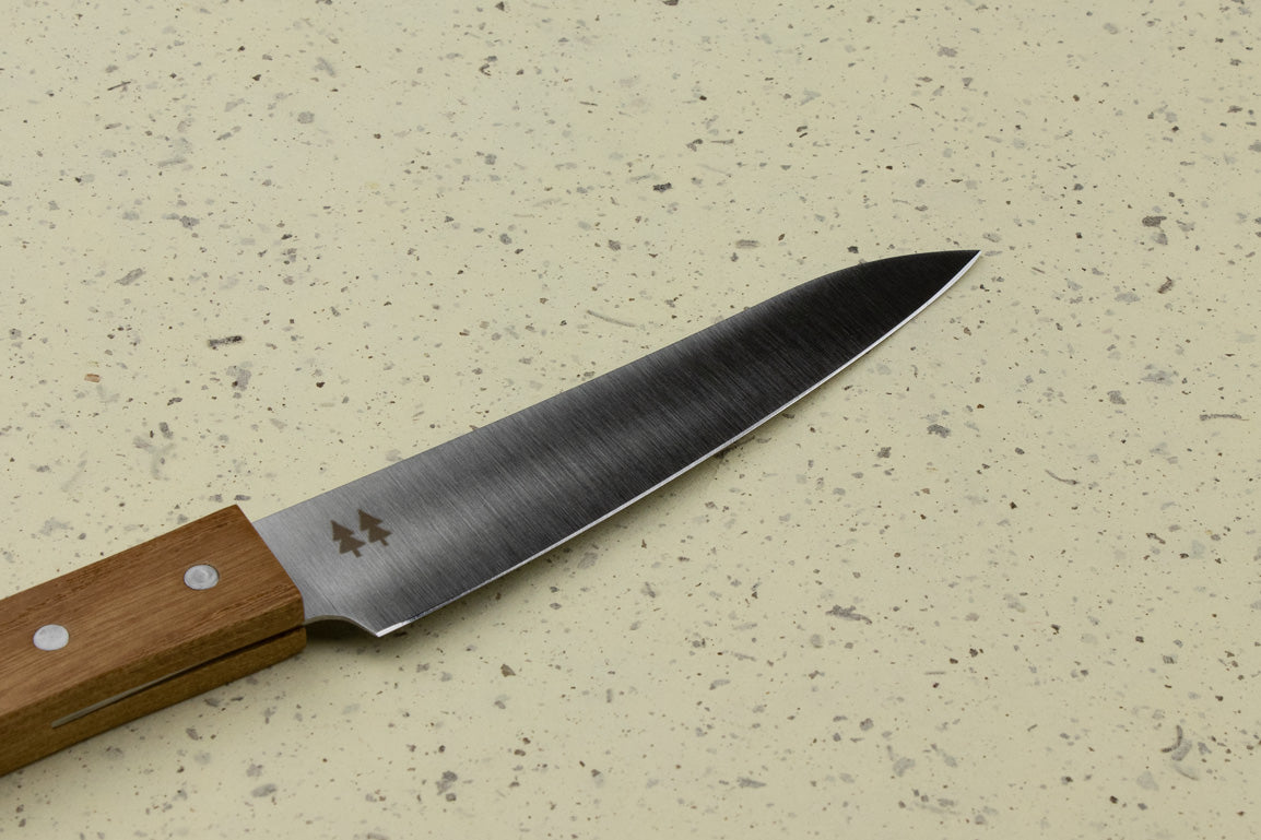 Premium Shizu Hamono Morinoki Petty Knife 120mm - Japanese Stainless Steel Blade for Slicing, Peeling & Precision Cutting - Perfect for Home Chefs & Professional Kitchens