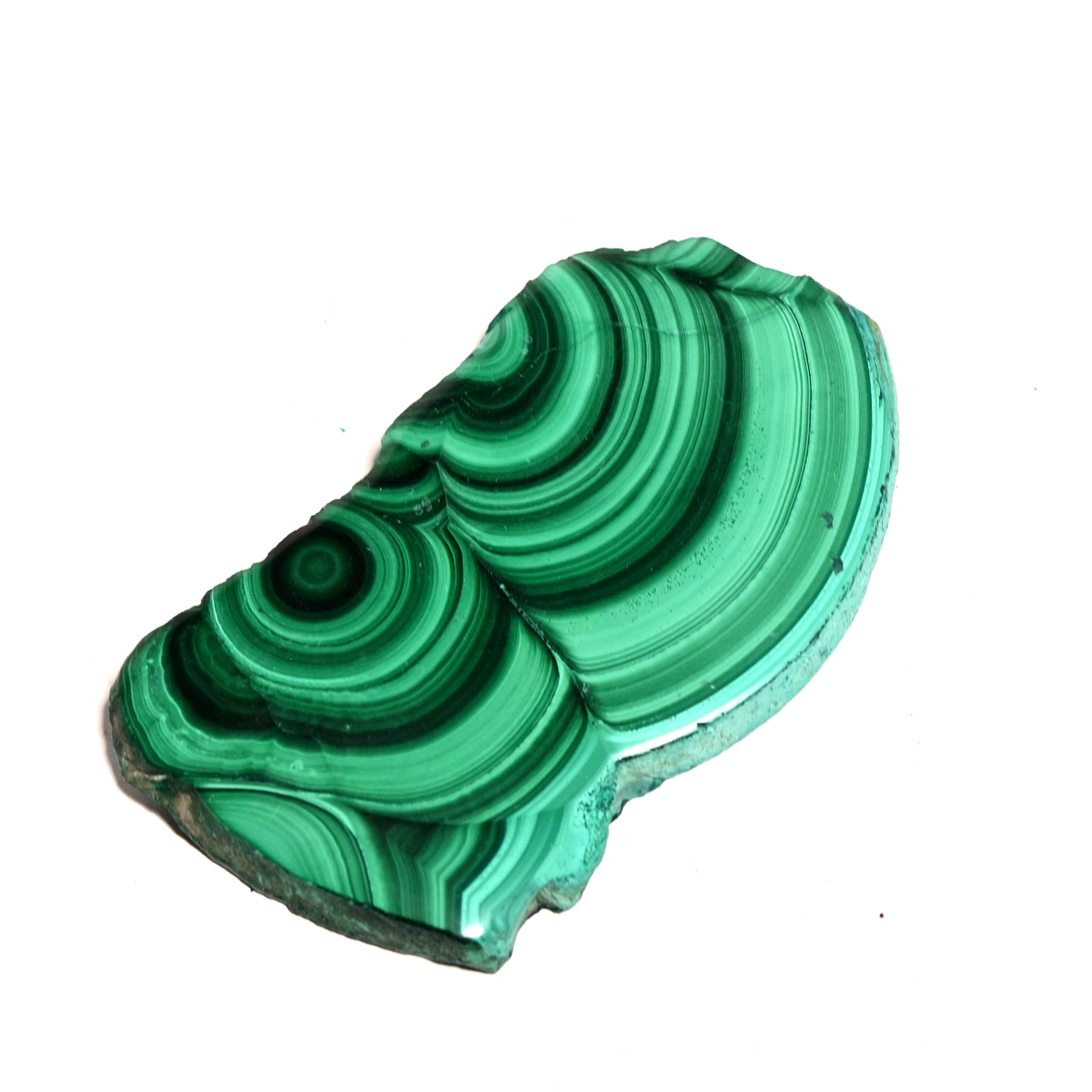 Natural Malachite Slab - Premium Polished Green Stone for Jewelry Making, Home Decor & Crystal Healing | Perfect for DIY Crafts, Meditation & Gifts