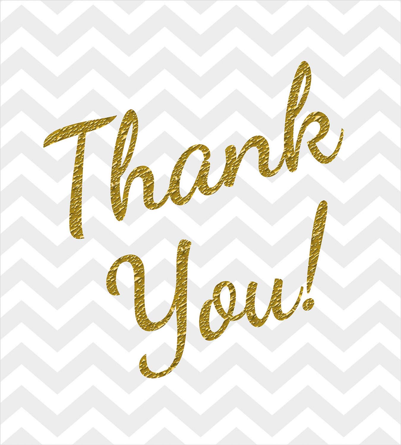Ambesonne Thank You Duvet Cover Set - Golden Yellow Glitter Typography Zigzag Gratitude Design, 3-Piece Queen Size Bedding with 2 Pillow Shams in Pale Grey & Dark Khaki | Perfect for Guest Rooms, Thanksgiving Decor & Cozy Bedroom Makeovers